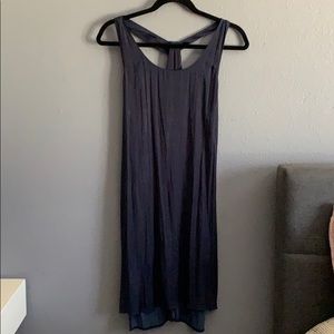 Nordstrom silky blue dress